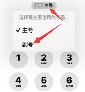 苏州苹果14维修店分享iPhone 14 Pro Max使用副卡打电话的方法 